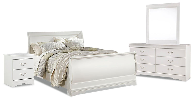 Anarasia Sleigh Bed Bedroom Set