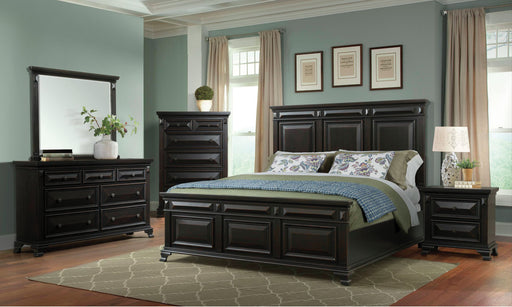 Blackmore Antiqued Black Bedroom Set