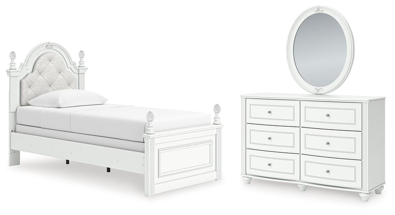 Kozlani Upholstered Panel Bed Bedroom Set