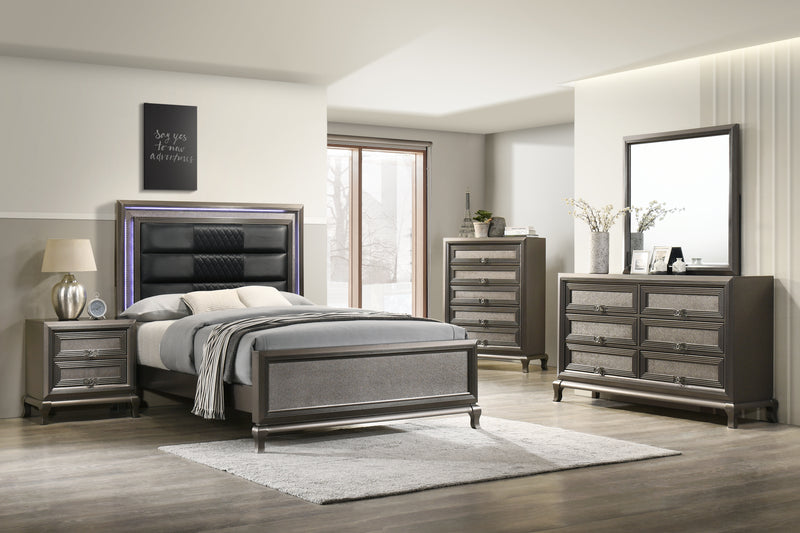 Erova Bronze Bedroom Set