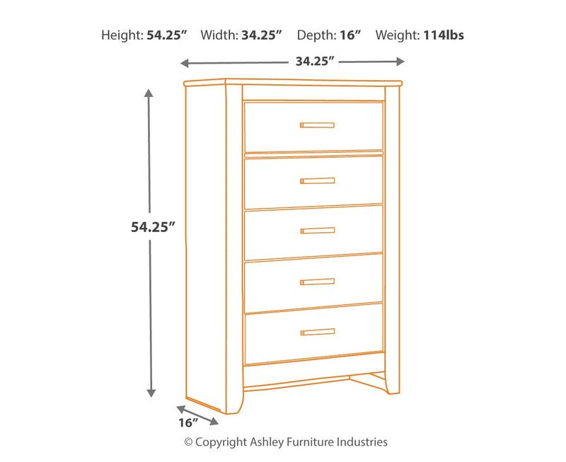 Brinxton Five Drawer Chest