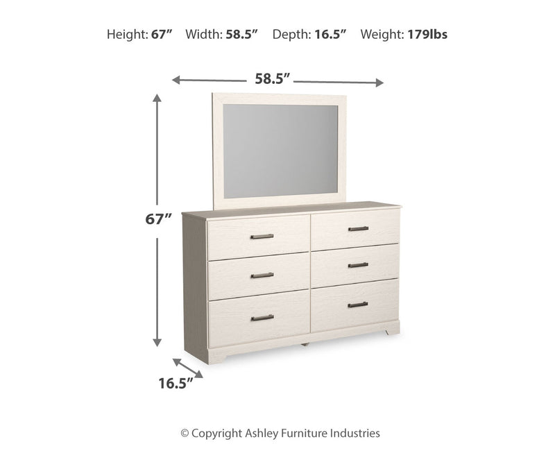 Stelsie Dresser and Mirror
