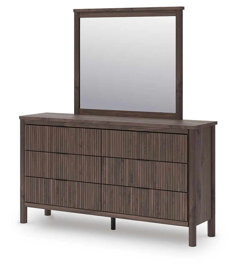 Pamytta Upholstered Panel Bed Bedroom Set