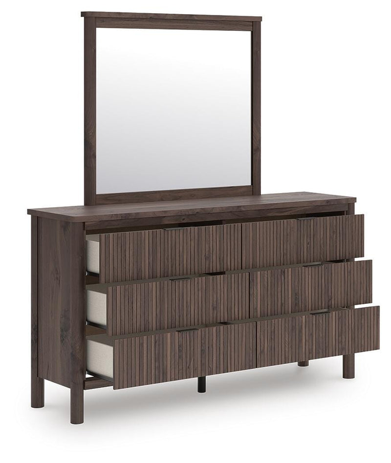 Pamytta Upholstered Panel Bed Bedroom Set