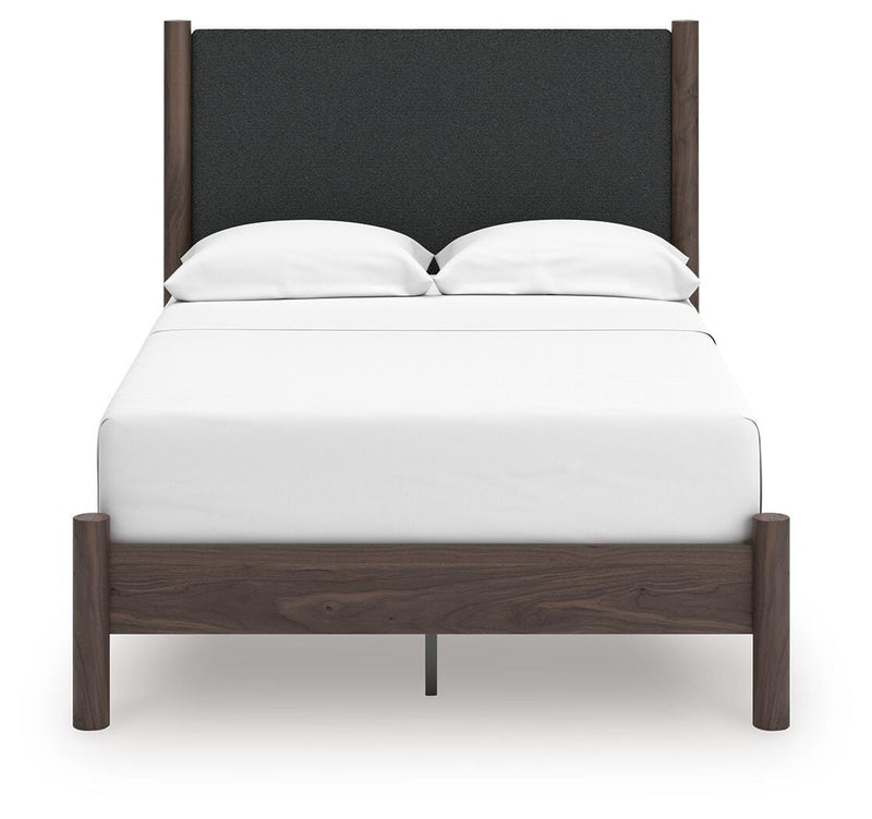 Cadmori Upholstered Panel Platform Bed