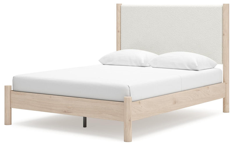 Cadmori Upholstered Panel Bed Bedroom Set