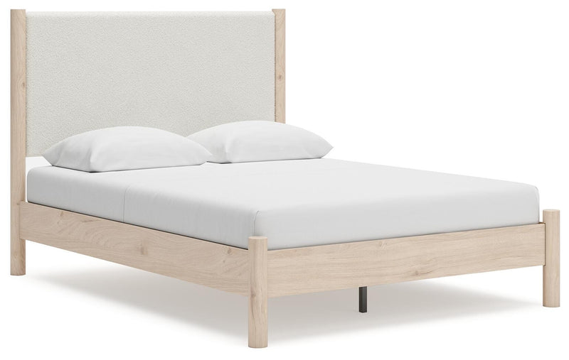 Cadmori Upholstered Panel Bed Bedroom Set