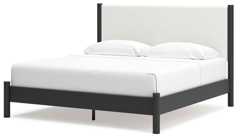 Cadmori Upholstered Panel Bed