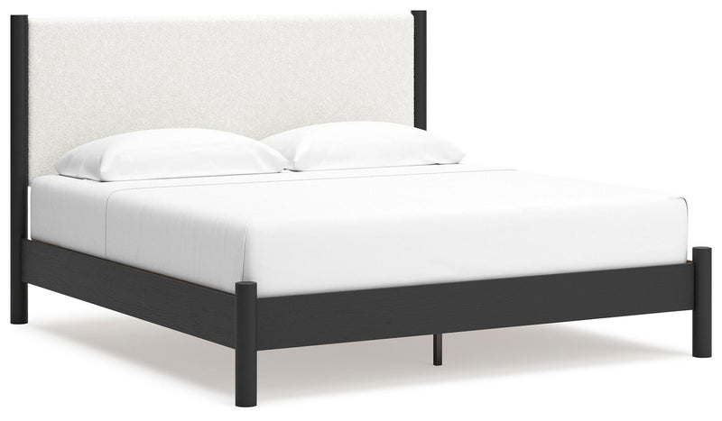 Cadmori Upholstered Panel Bed Bedroom Set