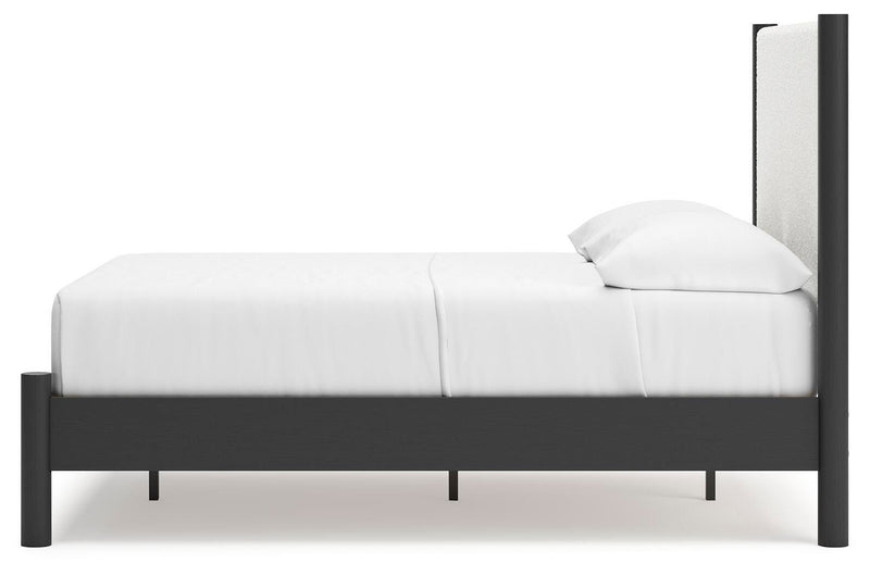 Cadmori Upholstered Panel Bed