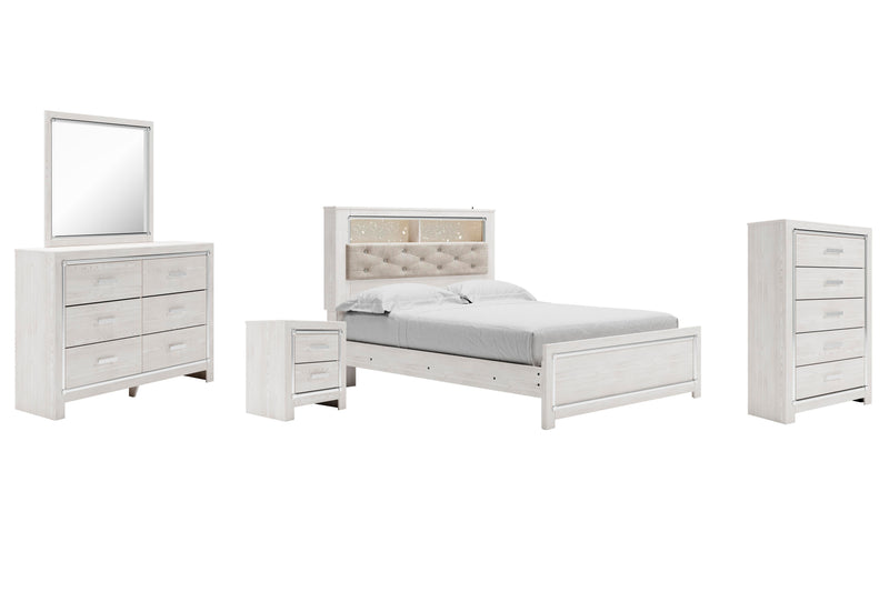 Altyra Panel Bookcase Bed Bedroom Set