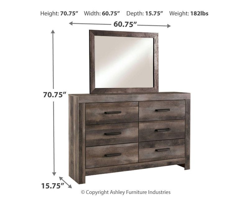 Wynnlow Crossbuck Panel Bed Bedroom Set