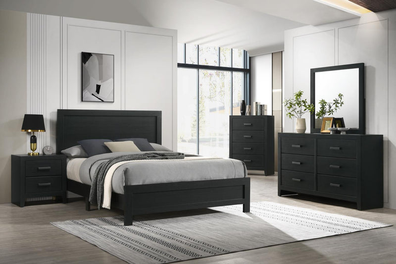 Sable Ebony Black Bedroom Collection
