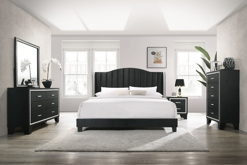 Inkmore Black Bedroom Set