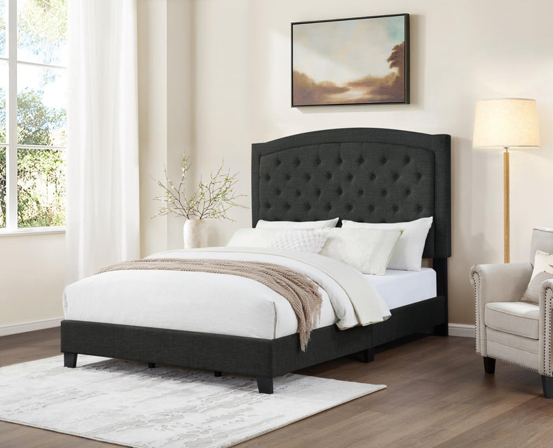 Adam Charcoal Bed Frame
