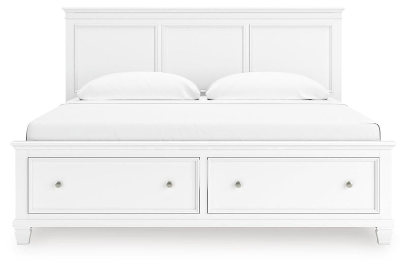 Fortman Panel Storage Bed Bedroom Set