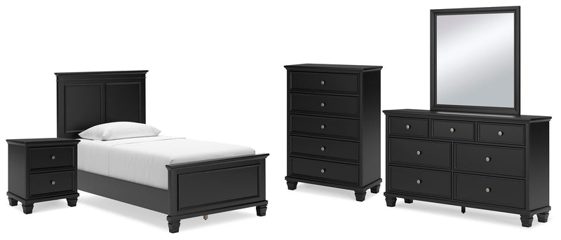 Lanolee Panel Bed Bedroom Set