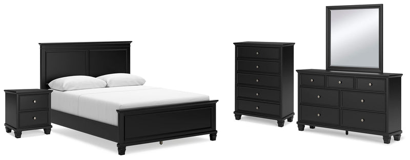 Lanolee Panel Bed Bedroom Set