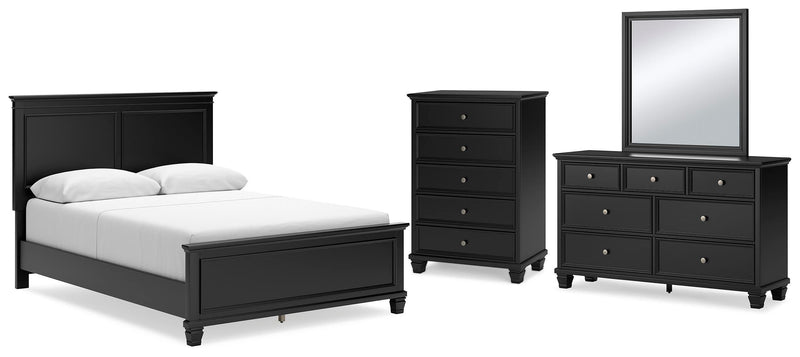 Lanolee Panel Bed Bedroom Set