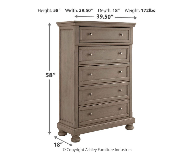 Lettner Sleigh Bed Bedroom Set