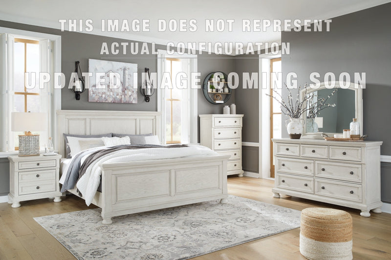 Robbinsdale Sleigh Bed. Dresser Bedroom Set