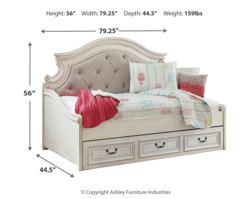 Realyn Day Bed with 1 Large Storage Drawer