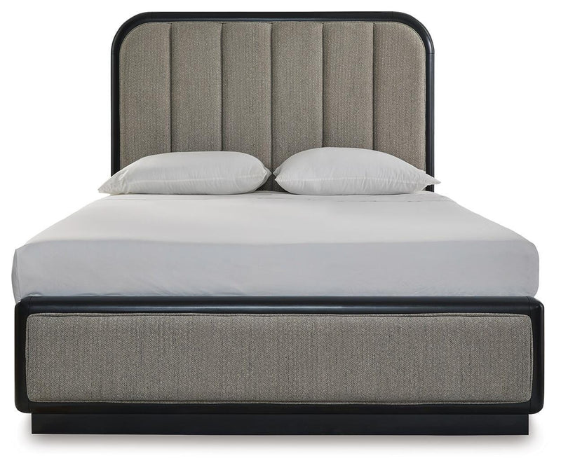 Rowanbeck Upholstered Panel Bed Bedroom Set