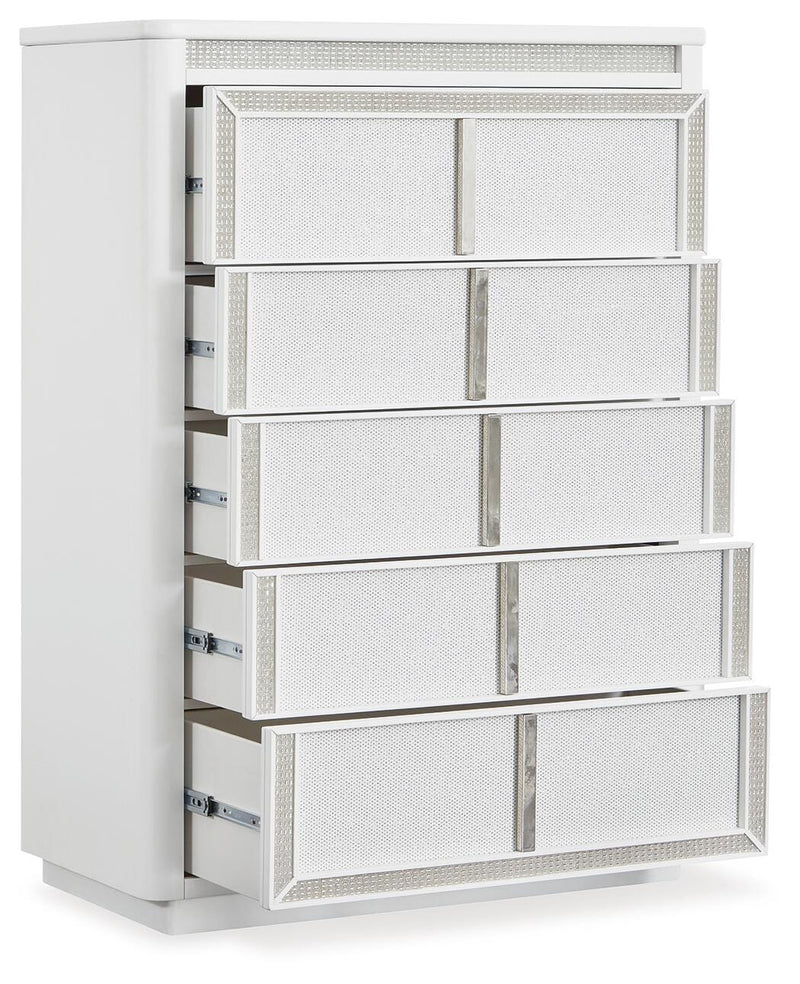 Chalanna Upholstered Storage Bed Bedroom Set