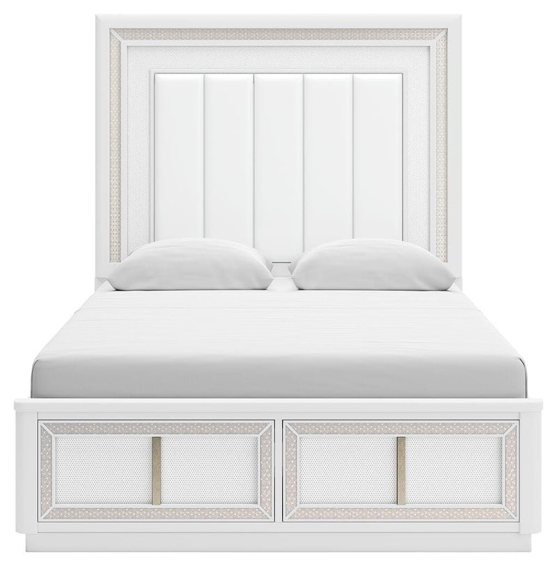 Chalanna Upholstered Storage Bed Bedroom Set