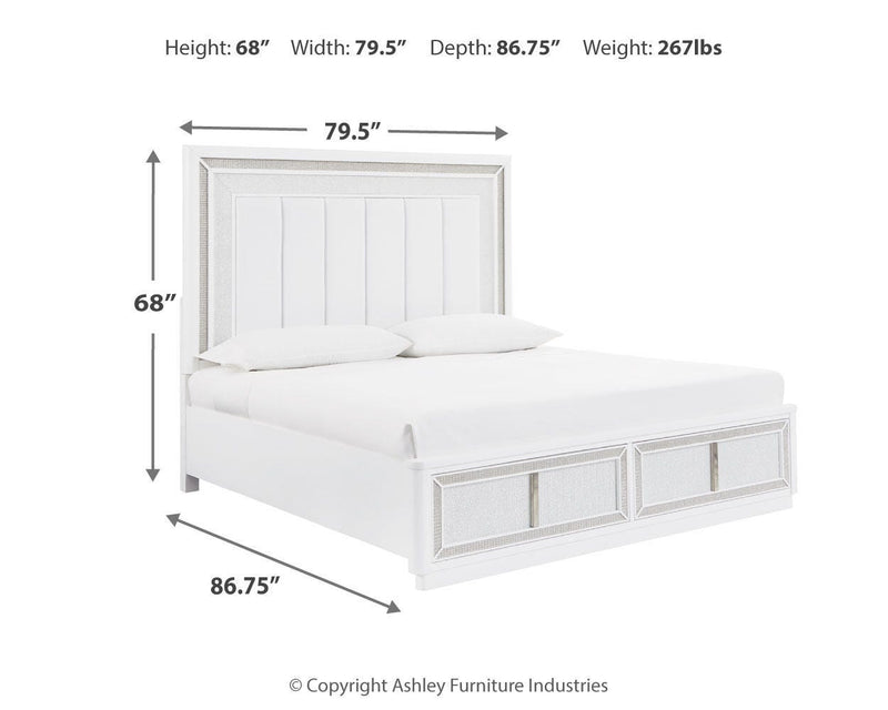 Chalanna Upholstered Storage Bed Bedroom Set