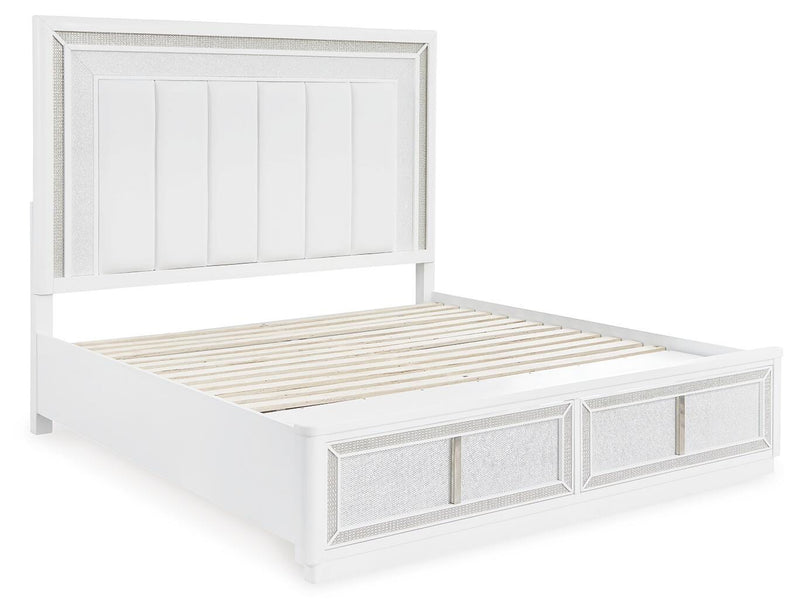 Chalanna Upholstered Storage Bed Bedroom Set