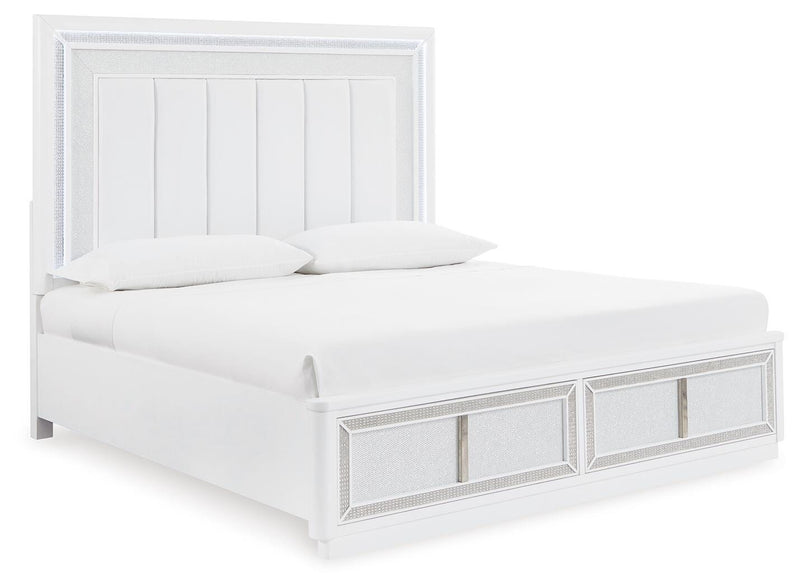 Chalanna Upholstered Storage Bed Bedroom Set