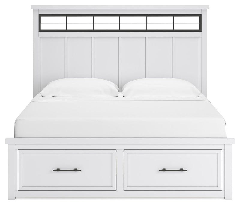 Ashbryn Panel Storage Bed Bedroom Set