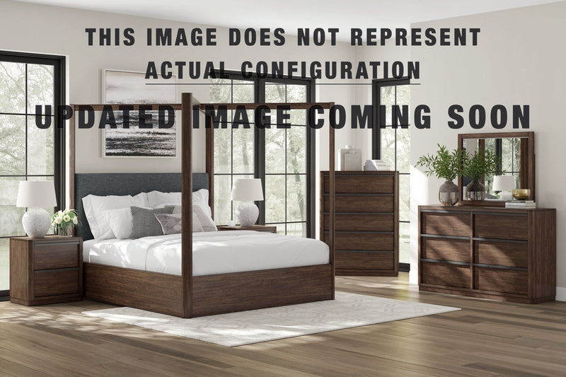 Dilenno Upholstered Panel Bed Bedroom Set