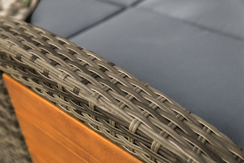 Bahia Tobago Brown/Dark Gray Outdoor Chaise Lounge