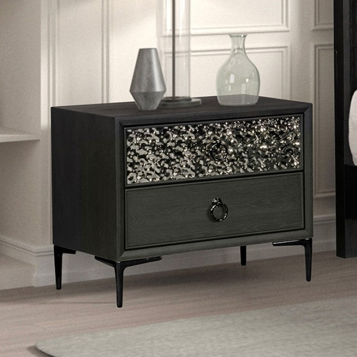 Bashford Espresso Queen 5 Piece Bedroom Set w/2 Nightstands