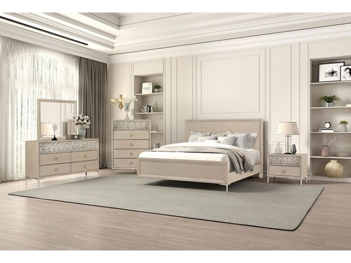 Bashford Natural Oak Queen 4 Piece Bedroom Set