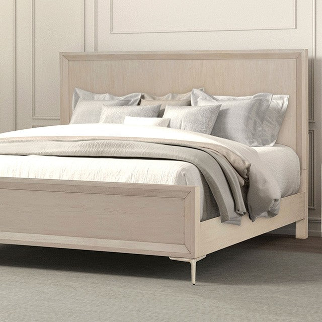 Bashford Natural Oak Queen Bed