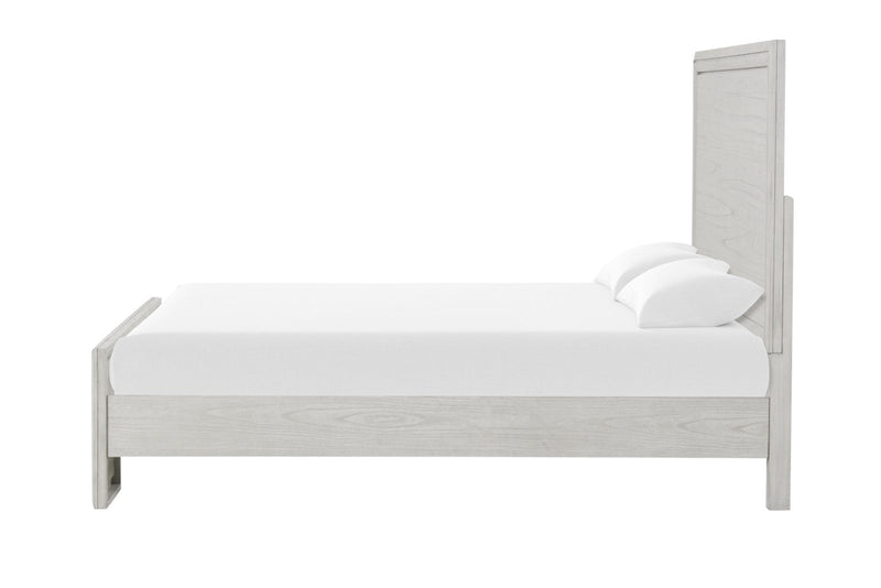 Basilone White Eastern King Bed
