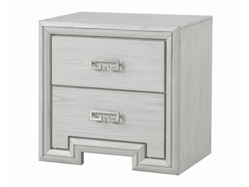 Basilone White Nightstand