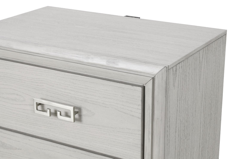 Basilone White Nightstand
