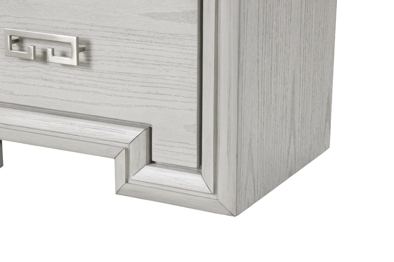 Basilone White Nightstand