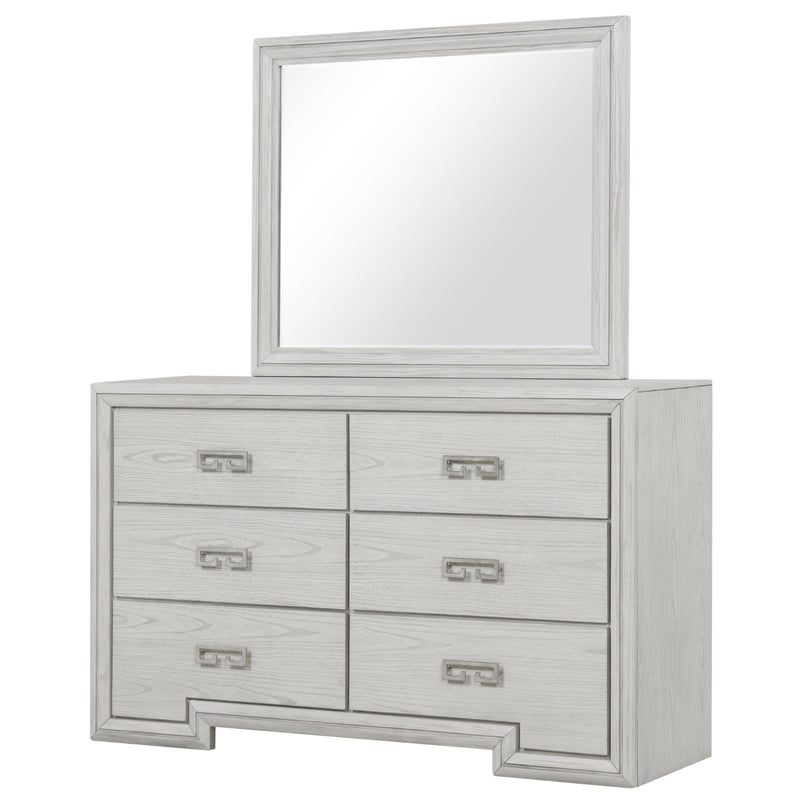 Basilone White Queen 4 Piece Bedroom Set