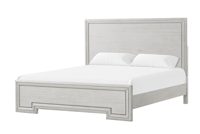 Basilone White Queen 5 Piece Bedroom Set w/Chest