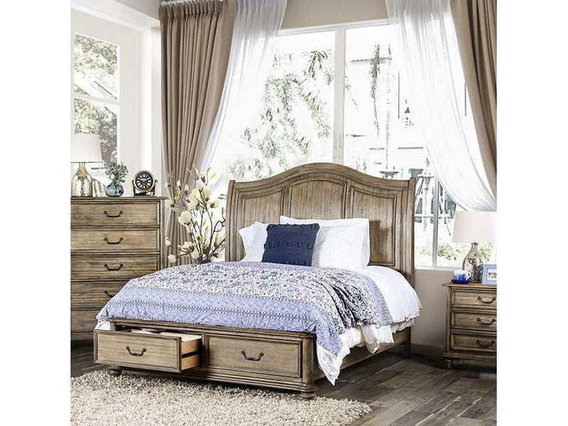 Belgrade i Rustic Natural Tone Eastern King Bed