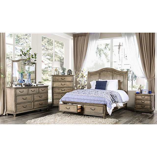 Belgrade i Rustic Natural Tone Queen Bed