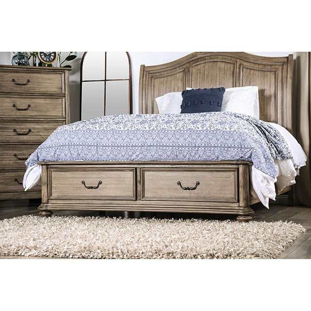 Belgrade i Rustic Natural Tone Queen Bed