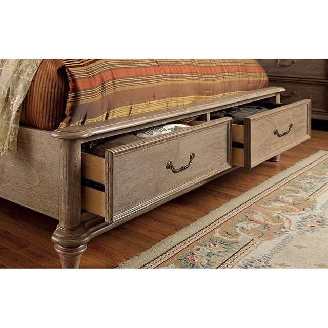 Belgrade i Rustic Natural Tone Queen Bed
