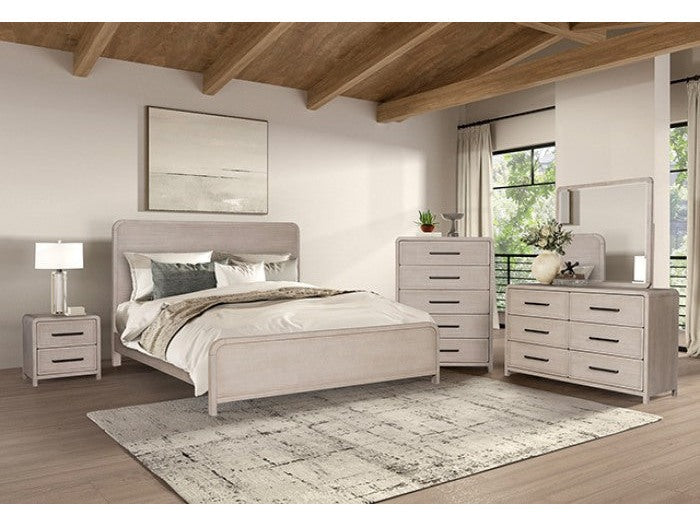 Belize Natural Oak Queen 4 Piece Bedroom Set