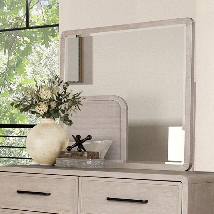 Belize Natural Oak Queen 4 Piece Bedroom Set